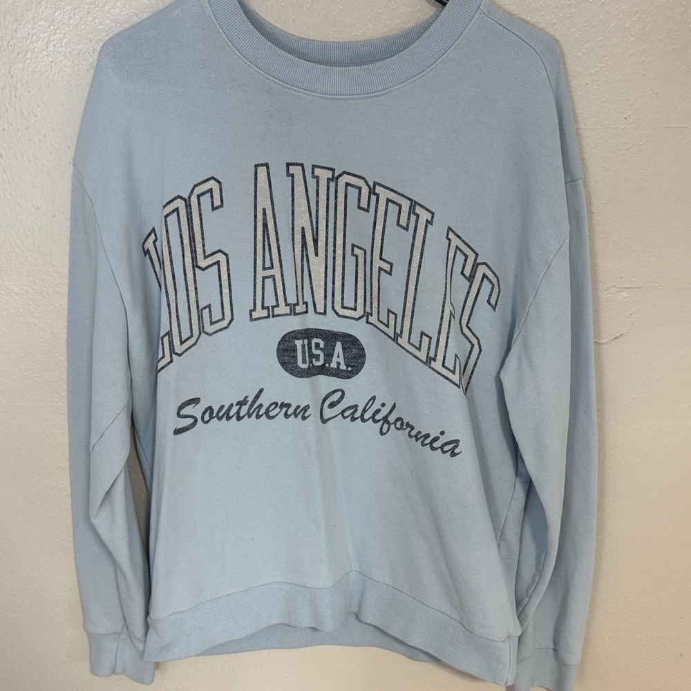 Hollister Light Blue Southern California Sweater